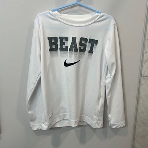 Boys long sleeve shirt nike